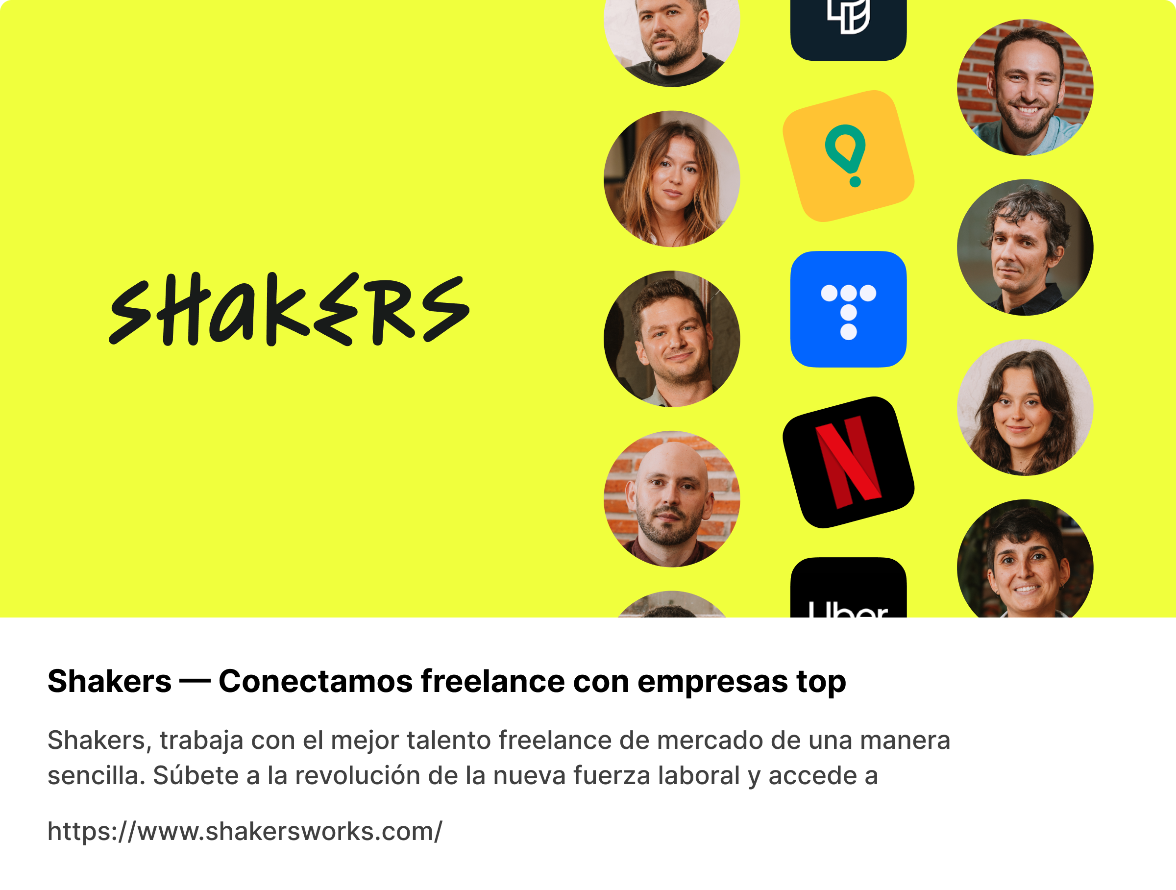 Shakers El Talento M S Top Trabajando En Los Mejores Proyectos